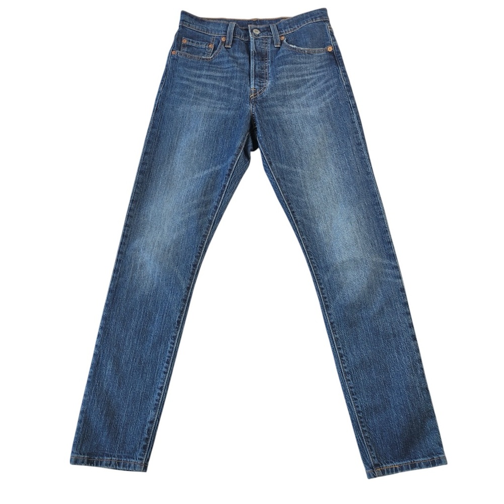 ✅ Levi's premium denim Classic high rise slim 501 style jeans